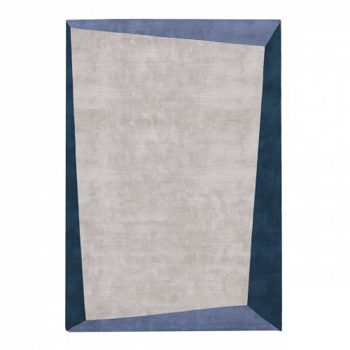 ковер dipped frame blue 150x220 серо-синий в Мурманске