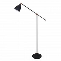 торшер arte lamp braccio a2054pn-1bk в Мурманске