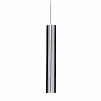 подвесной светодиодный светильник ideal lux ultrathin sp1 small round cromo в Мурманске
