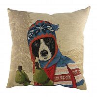 подушка с картинкой ski dogs border collie в Мурманске