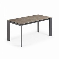 стол atta 160 (220)x90 антрацит, porcela vulcano c cc0186vc от la forma (ex julia grup) в Мурманске