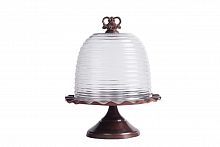 сервировочный поднос с куполом crystal dome dark grande в Мурманске