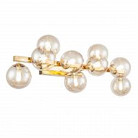 потолочная люстра maytoni dallas mod547wl-09g янтарная в Мурманске