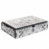 шкатулка для украшений кобра серая 23x15x5 см в Мурманске