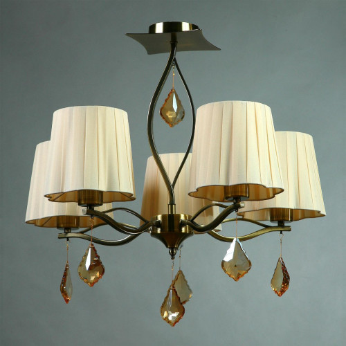 потолочная люстра brizzi bx03203/5 bronze cream в Мурманске