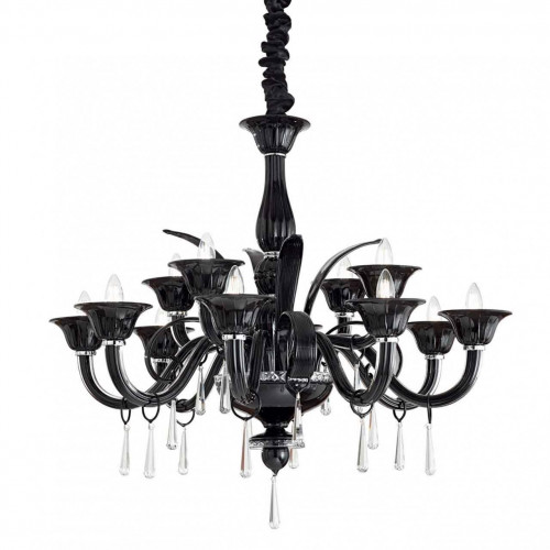 подвесная люстра ideal lux renoir sp12 nero в Мурманске