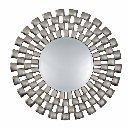 зеркало серебряное круглое большое в геометрической раме laviana в Мурманске