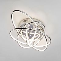 потолочный светодиодный светильник eurosvet jupiter 90132/9 хром в Мурманске