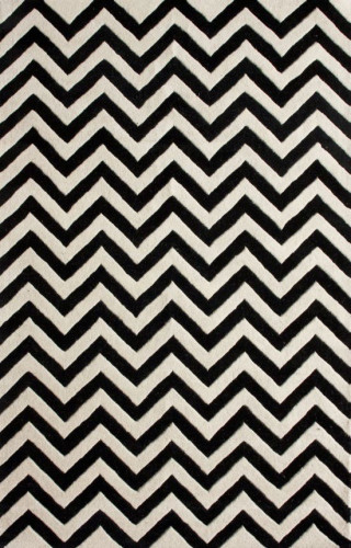 ковер zig zag чёрный 120х180 в Мурманске