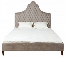 кровать двуспальная 180х200 бежевая из велюра guli в Мурманске