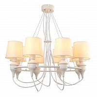 подвесная люстра arte lamp sergio a3326lm-8wh в Мурманске