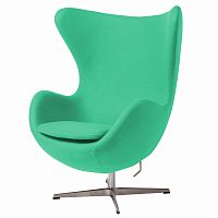 кресло egg chair зеленое в Мурманске
