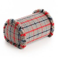 подушка большая-рол tartan blue от gan в Мурманске