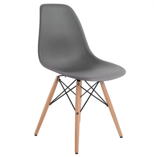 стул деревянный pc-015 серый (eames style) в Мурманске