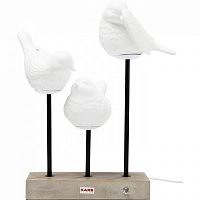 лампа настольная birds белая в Мурманске