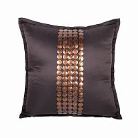 декоративная подушка handwork exclusive квадратная коричневая в Мурманске