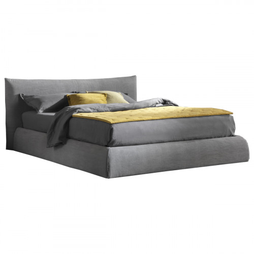 кровать двуспальная 180х200 серая pillow в Мурманске