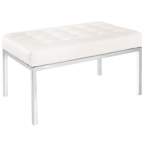 скамья bench белая кожа в Мурманске
