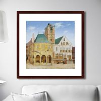 картина: the old town hall of amsterdam, 1657г. в Мурманске