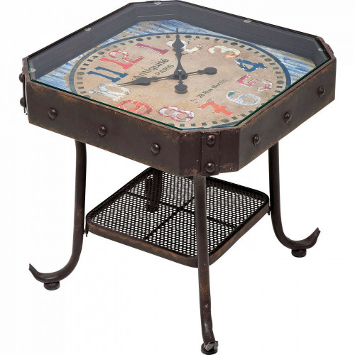столик приставной antique clock черный в Мурманске