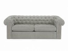 диван chesterfield прямой серый с механизмом седафлекс в Мурманске