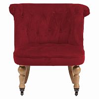 кресло amelie french country chair красное в Мурманске