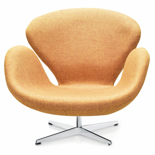 кресло swan chair коричневое в Мурманске