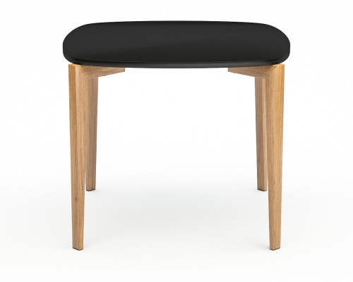 стол обеденный с черной столешницей smooth compact в Мурманске