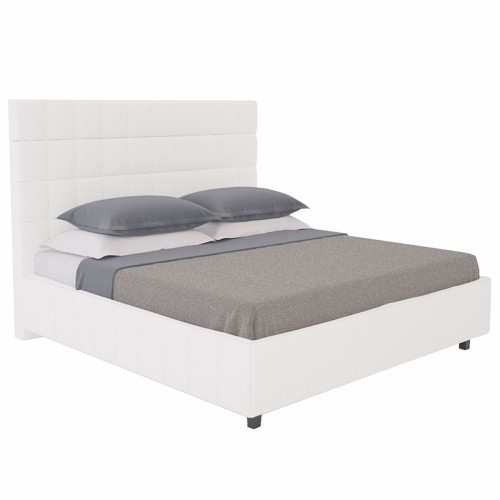 кровать двуспальная 160х200 белая shining modern в Мурманске