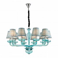 подвесная люстра lucia tucci ashanti 1260.10 blue голубая в Мурманске