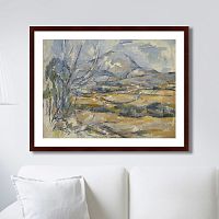 картина: montagne sainte-victoire, 1890г. в Мурманске