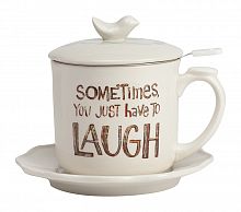 чайный набор sometimes you just have to laugh в Мурманске