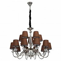 подвесная люстра mw-light софия 7 355013715 коричневая в Мурманске
