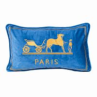 декоративная подушка old paris голубой в Мурманске