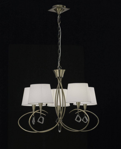 подвесная люстра mantra mara antique brass 1621 в Мурманске