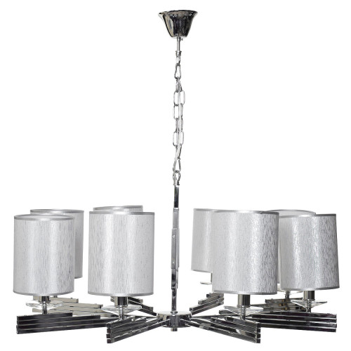 люстра подвесная denkins белая, хром в Мурманске