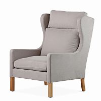 кресло wingback серый в Мурманске