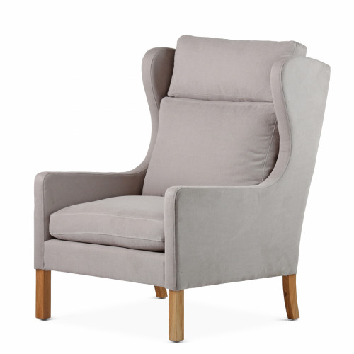 кресло wingback серый в Мурманске