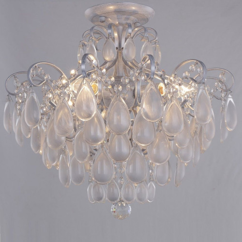 потолочная люстра crystal lux sevilia pl4 silver в Мурманске