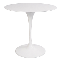 стол eero saarinen style tulip table top mdf d80 глянцевый белый в Мурманске