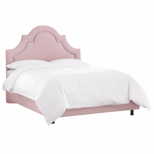 кровать двуспальная 180х200 розовая kennedy lilac linen в Мурманске