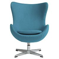 детское кресло egg chair голубое в Мурманске