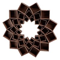 стеллаж лотос 3 круга орех от odingeniy в Мурманске