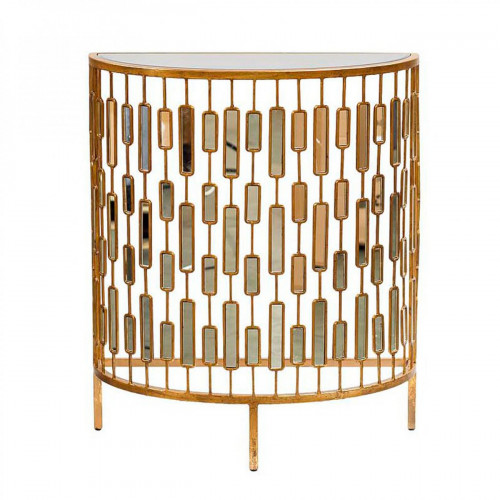 консоль с зеркальными вставками foglio small золото в Мурманске