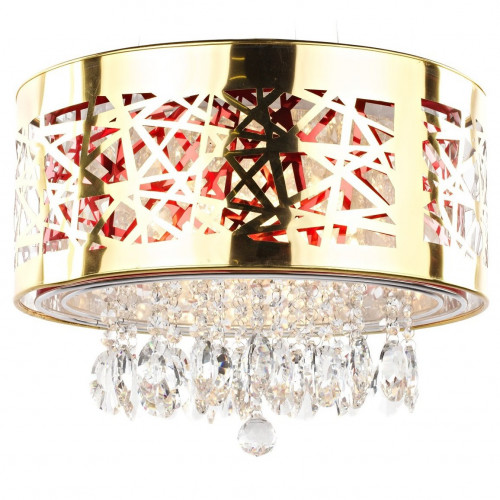 люстра nicolette золото, прозрачная в Мурманске