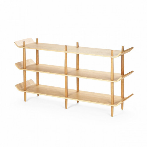 стеллаж bentwood двойной светло-коричневый в Мурманске