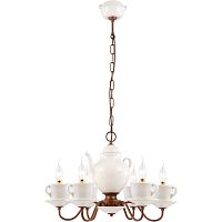 подвесная люстра arte lamp servizio a6483lm-6wh в Мурманске