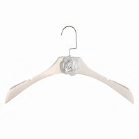 вешалка-плечики chanel белая с белым цветком для женской одежды в Мурманске