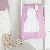 плед розовый зайка большой в Мурманске