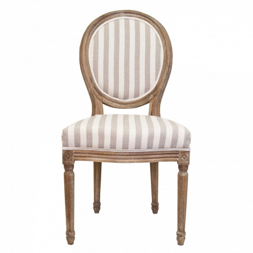 стул miro pinstripe ver.2 белый, серый в Мурманске